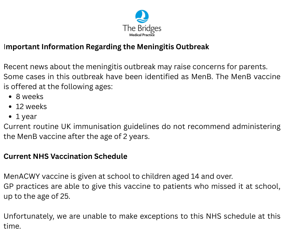 Meningitis Information